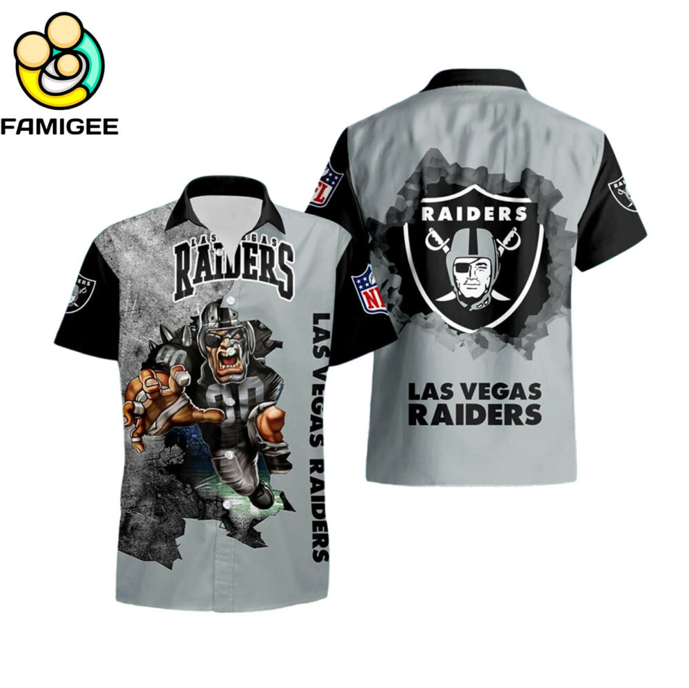 Las Vegas Raiders T Hoodie Nfl Football Hawaiian Shirt 1