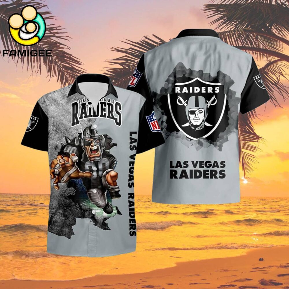 Las Vegas Raiders T Hoodie Nfl Football Hawaiian Shirt 2