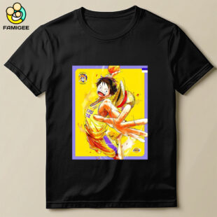 Los Angeles Lakers X One Piece Monkey D Luffy Shirt
