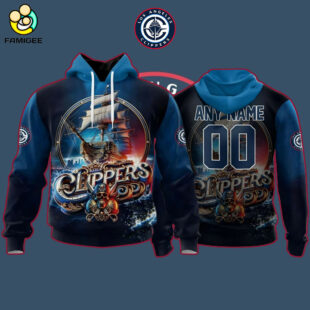 MLB Los Angeles Clippers Special Realistic Team Logo Design Hoodie