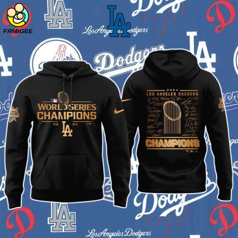 MLB Los Angeles Dodgers 2024 World Series Champions V2 Hoodie MLB Los Angeles Dodgers 2024 World Series Champions V2 Hoodie
