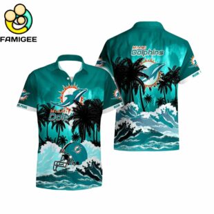 Miami Dolphins Best Ever New Summer Floral Hawaiian Shirt 1