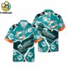Miami Dolphins New Summer Floral Nfl Aloha For Fans Hawaiian Shirt 1