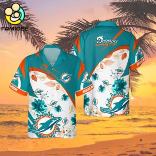 Miami Dolphins Nfl Floral Aloha Hawaiian Shirt 2
