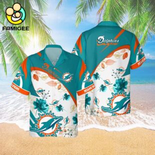 Miami Dolphins Nfl Floral Aloha Hawaiian Shirt 3