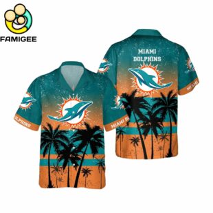 Miami Dolphins Nfl Vintage Floral New Summer Hawaiian Shirt 1