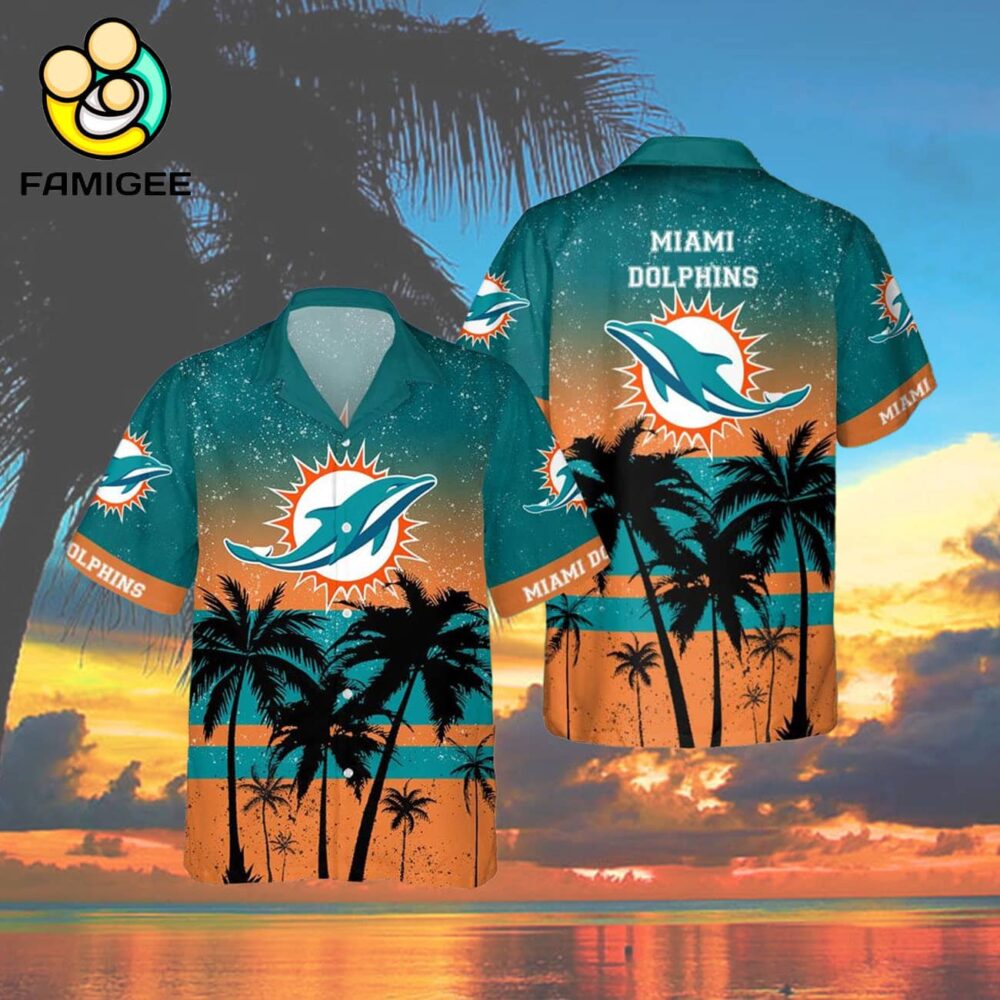 Miami Dolphins Nfl Vintage Floral New Summer Hawaiian Shirt 4