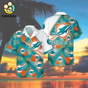 Miami Dolphins Tropical Pattern New Summer Beach Trip For Fans Hawaiian Shirt 4