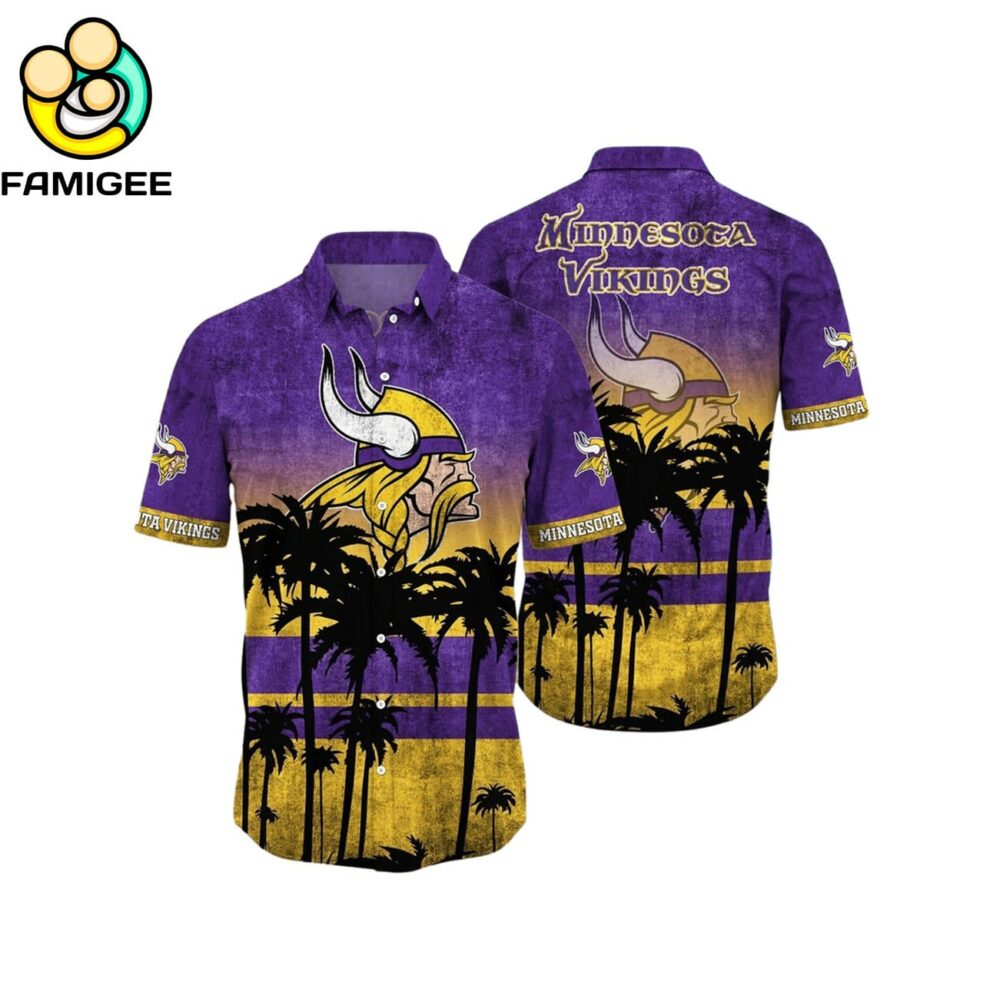 Minnesota Vikings Nfl 2024 Summer V1 Hawaiian Shirt 1
