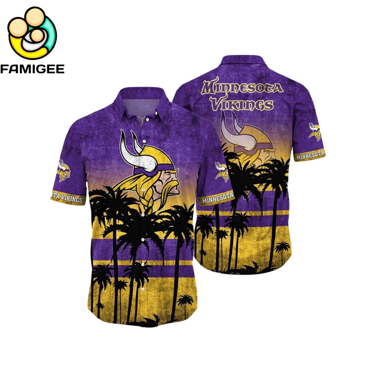Minnesota Vikings Nfl 2024 Summer V1 Hawaiian Shirt Minnesota Vikings Nfl 2024 Summer V1 Hawaiian Shirt