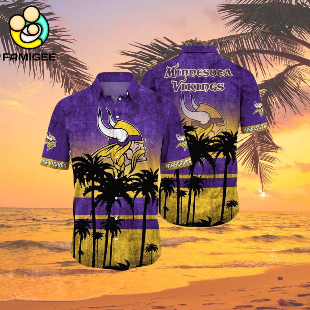 Minnesota Vikings Nfl 2024 Summer V1 Hawaiian Shirt 2