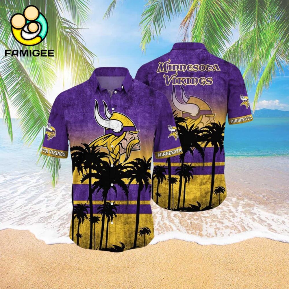 Minnesota Vikings Nfl 2024 Summer V1 Hawaiian Shirt 3
