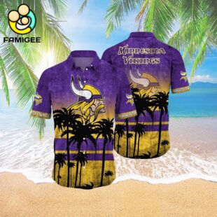 Minnesota Vikings Nfl 2024 Summer V1 Hawaiian Shirt 3