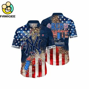 Mlb New York Yankees Independence Day Hawaiian Shirt 1