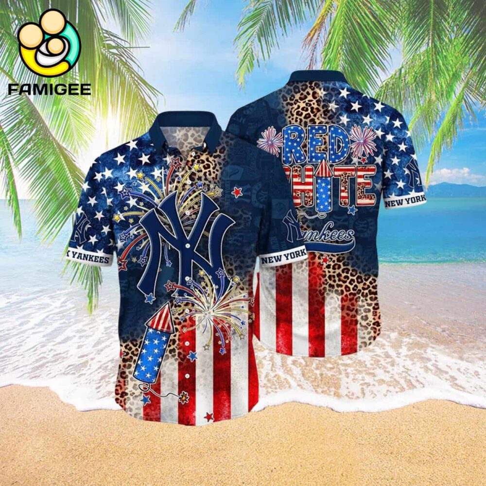 Mlb New York Yankees Independence Day Hawaiian Shirt 3