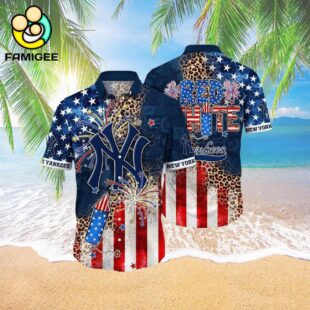 Mlb New York Yankees Independence Day Hawaiian Shirt 3