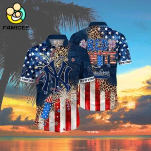 Mlb New York Yankees Independence Day Hawaiian Shirt 4