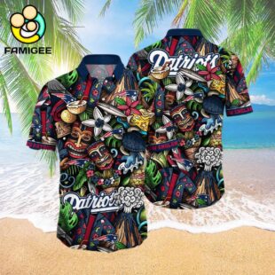 New England Patriots For Fans Custom Summer Aloha Football s Hawaiian Shirt 3