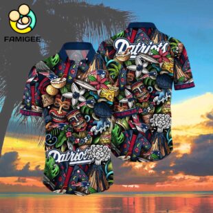 New England Patriots For Fans Custom Summer Aloha Football s Hawaiian Shirt 4