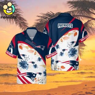 New England Patriots Nfl Floral Aloha Hawaiian Shirt 2