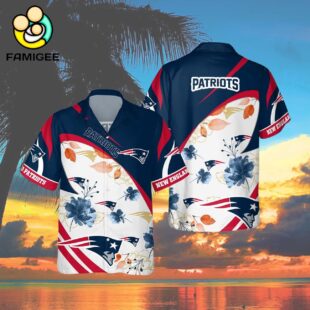 New England Patriots Nfl Floral Aloha Hawaiian Shirt 4