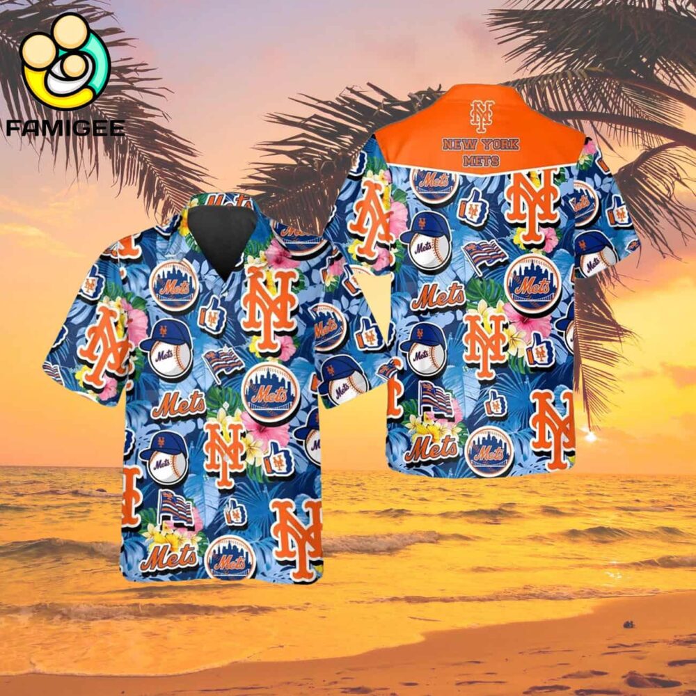 New York Mets Tropical Hawaiian Shirt 2