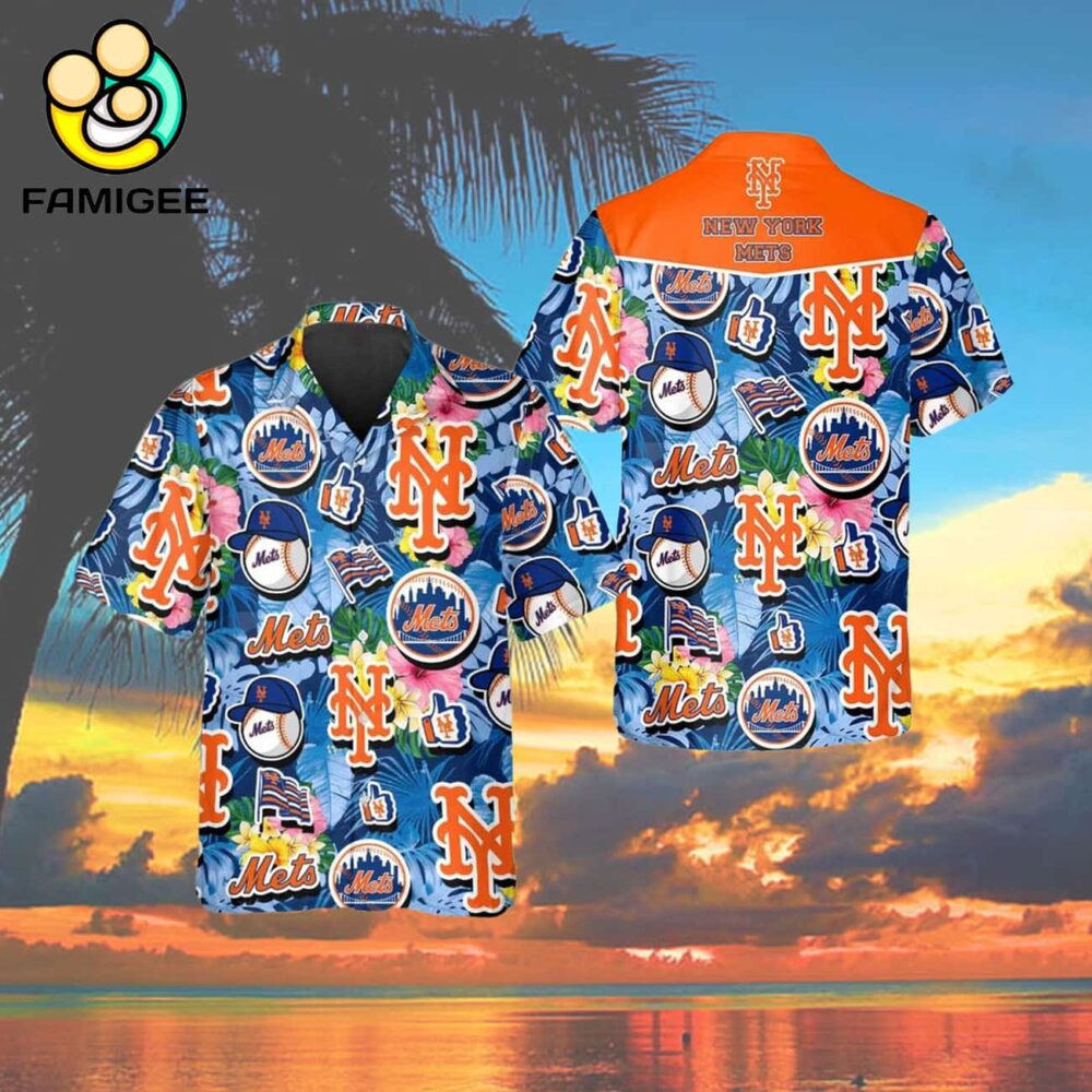 New York Mets Tropical Hawaiian Shirt 4