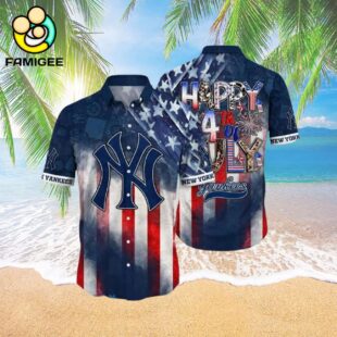 New York Yankees 4th Of July Independence Day Hawaiian Shirt 3