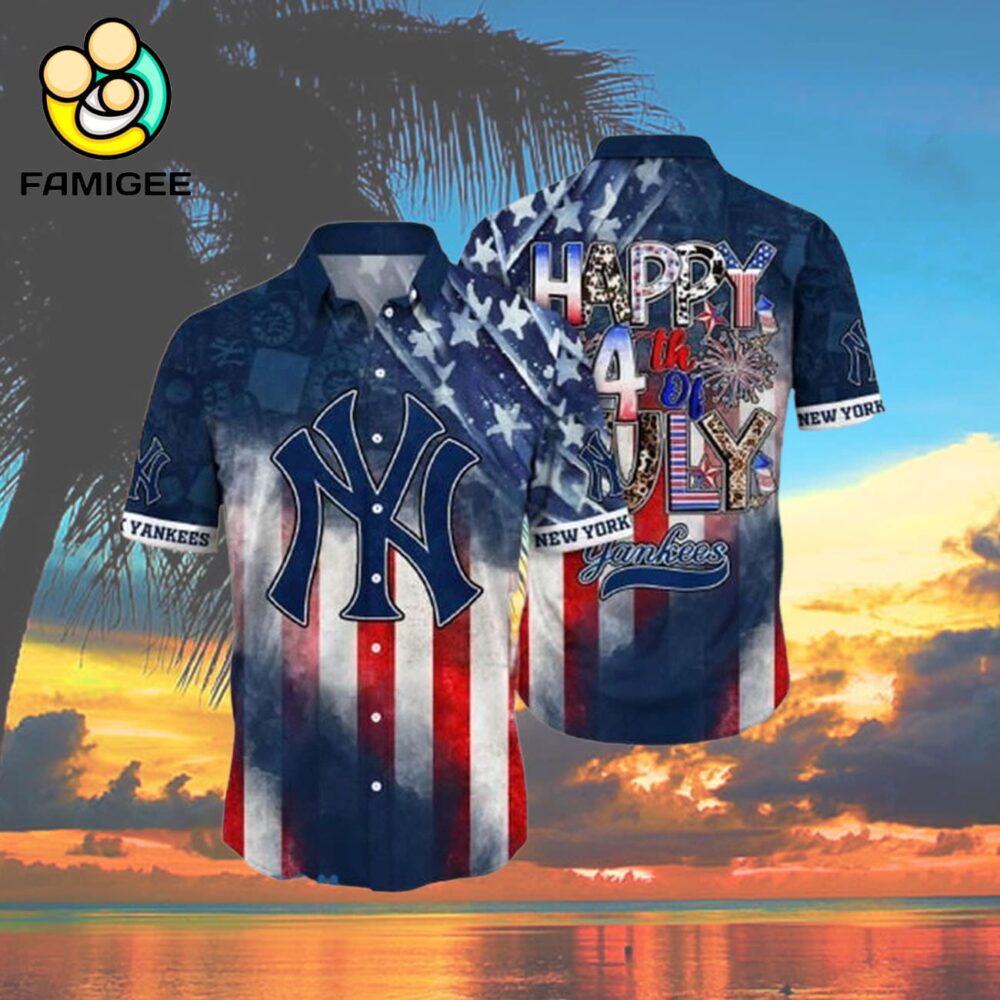 New York Yankees 4th Of July Independence Day Hawaiian Shirt 4