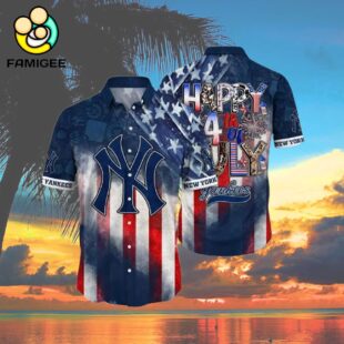 New York Yankees 4th Of July Independence Day Hawaiian Shirt 4