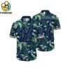 New York Yankees Flower Palm Tree Paradise Hawaiian Shirt 1