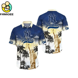 New York Yankees Mlb Flower Hawaiian Shirt 1