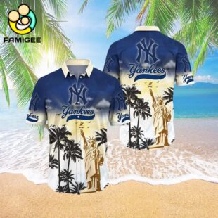 New York Yankees Mlb Flower Hawaiian Shirt 3