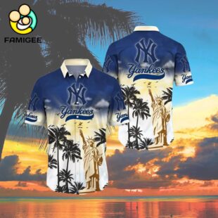 New York Yankees Mlb Flower Hawaiian Shirt 4
