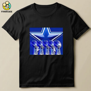 Nfc East Dallas Cowboys 5x Champions Trophy Shirt