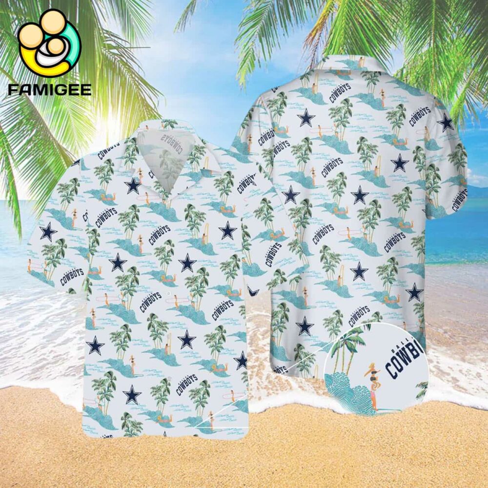Nfl Dallas Cowboys Sea Beach Hawaiian Shirt 3