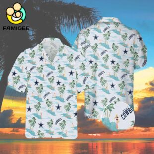 Nfl Dallas Cowboys Sea Beach Hawaiian Shirt 4