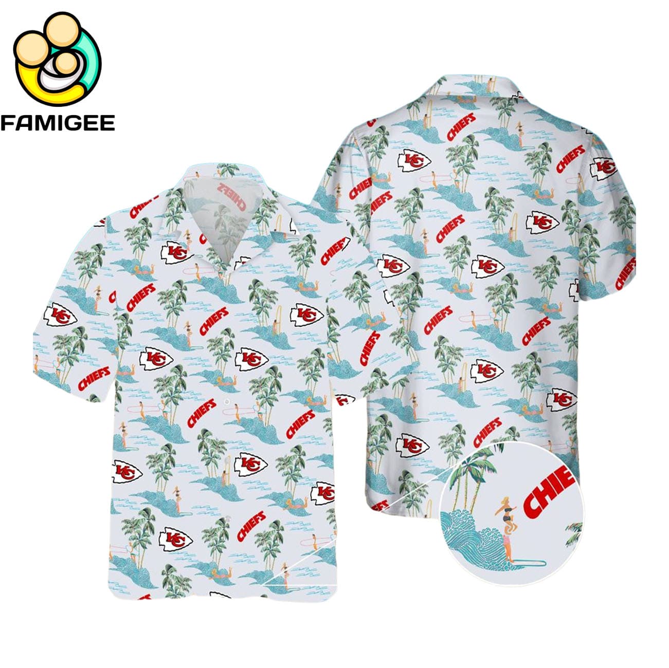 Nfl Kansas City Chiefs Sea Beach Hawaiian Shirt Nfl Kansas City Chiefs Sea Beach Hawaiian Shirt
