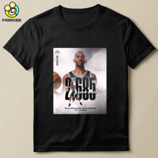 Official Chris Paul From San Antonio Spurs 2nd All Time For Career Steals In Nba History 2025 Season Shirt