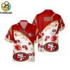 San Francisco 49ers Nfl Floral Aloha Hawaiian Shirt 1