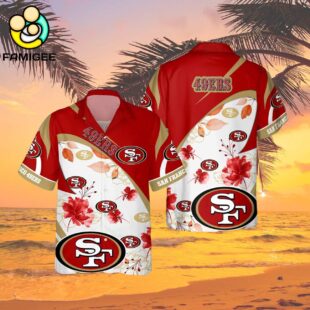San Francisco 49ers Nfl Floral Aloha Hawaiian Shirt 2