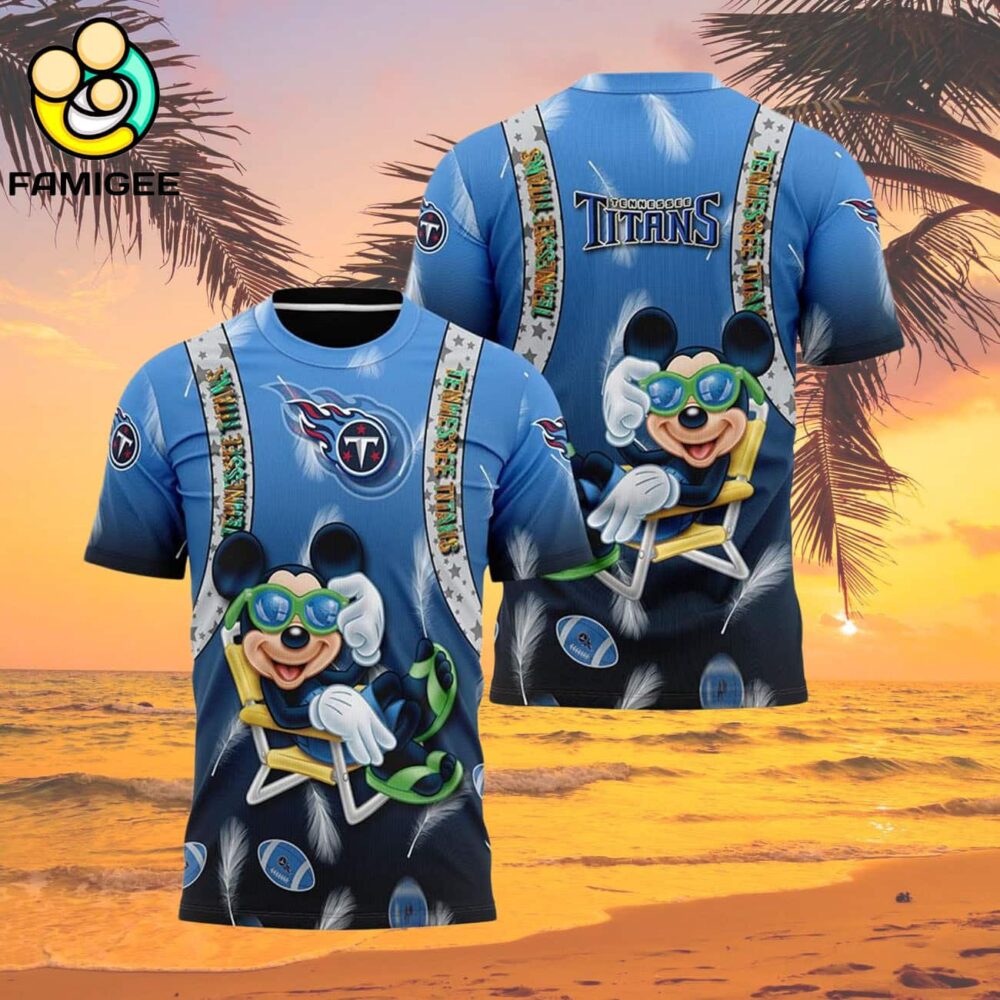 Tennessee Titans Hawaiian Nfl Football 4th Of July All Over Print Hawaiian Shirt 2