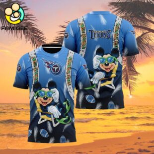 Tennessee Titans Hawaiian Nfl Football 4th Of July All Over Print Hawaiian Shirt 2