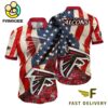 Atlanta Falcons American Flag Hawaiian Shirt