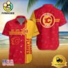 Calgary Flames Nhl Logo Pattern Custom Hawaiian Shirt