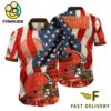 Cleveland Browns American Flag Hawaiian Shirt