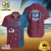 Colorado Avalanche Nhl Logo Pattern Custom Hawaiian Shirt