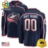 Columbus Blue Jackets Navy Home Breakaway Custom Hockey Jersey