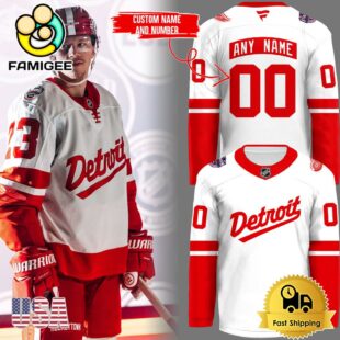 Detroit Red Wings Limited 2025 Stadium Series Custom Hockey Jersey