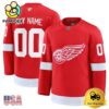 Detroit Red Wings Red Home Premium Custom Hokey Jersey